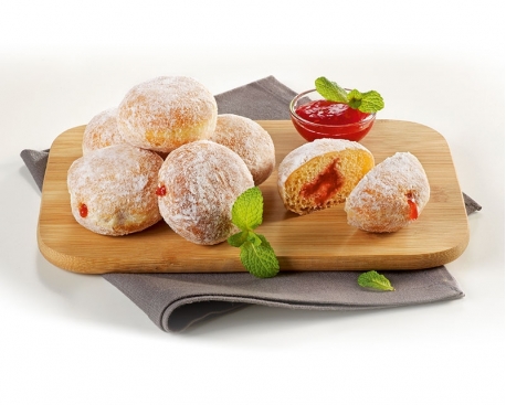 Mini beignet fourré fraise