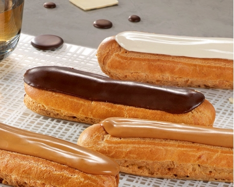 Eclair pâtissier fondant au chocolat