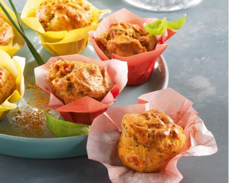 Mini muffin salé tomate basalic