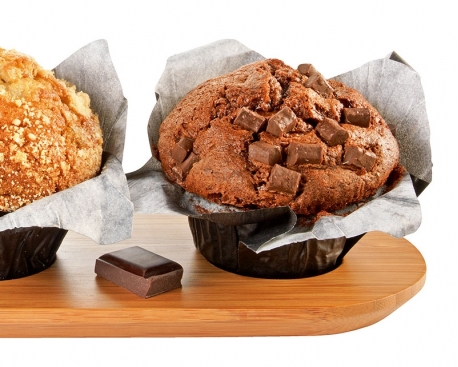 Maxi muffin chocolat et chunks de chocolat