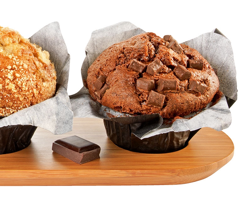 Maxi muffin chocolat et chunks de chocolat - L&amp;#39;Echo du Goût