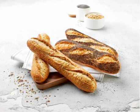 Baguettine Multigrains Précuit sur sole "Les Essentiels"