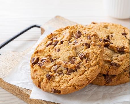 Cookie chocolat au lait méga Emballage individuel