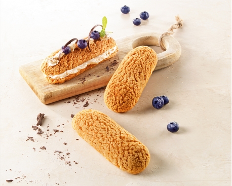 Chou éclair crumble cuit