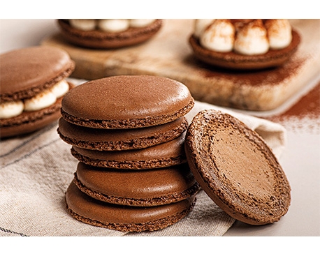 Macaron choco & noisettes Macaron choco & noisettes
