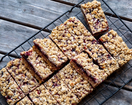 Crumble Pommes cassis