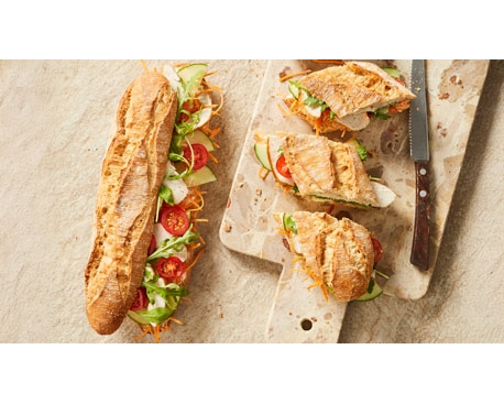 Baguette nova précuite farine Label Rouge